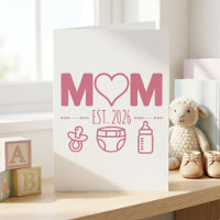 Icônes Bébé Pastel Maman Est Année Conception de T