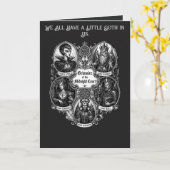 Carte Icônes infernales Le Grimoire gothique (Fleur jaune)