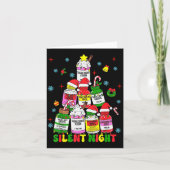 Carte Icu Nurse Silent Night Profol Christmas Tree Merry (Devant)