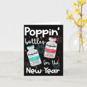 Carte Icu Nurses New Year Eve Outfits Pn Bottles Cu Er N (Fleur jaune)