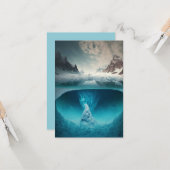 Carte Icy Mountain View (Devant/Arrière en situation)