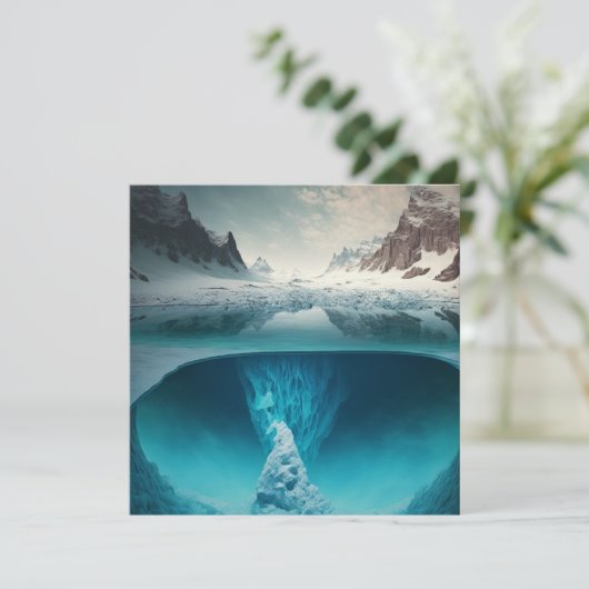 Carte Icy Mountain View (Debout devant)