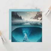 Carte Icy Mountain View (Devant/Arrière en situation)