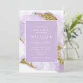 Carte ID Abstrait Lavande d'encre Lux990 (Debout devant)