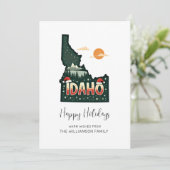 Carte Idaho Joyeuses Vacances Appartement (Debout devant)