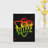 Carte Idée cadeau Billard Master pour Pros (Fleur jaune)