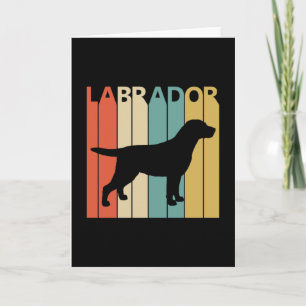 Carte Idée cadeau du propriétaire de chien du Labrador v