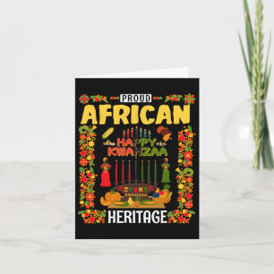 Carte Idée de tenue Kwanzaa pour femmes et Kwanzaa de no