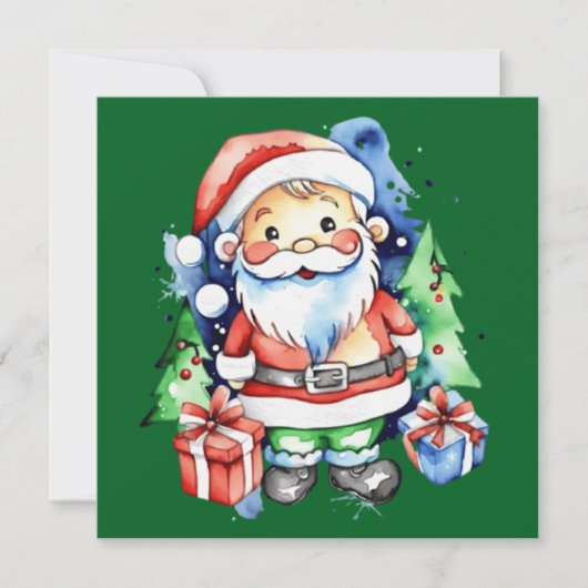 Carte Idées de cadeaux du Père Noël (Devant)