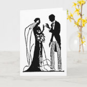 Carte Idées de réception de mariage 3 (Fleur jaune)