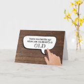 Carte Identifier comme vieux dans une bulle de dialogue  (Fleur jaune)