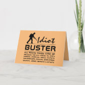 Carte Idiot Buster (Devant)