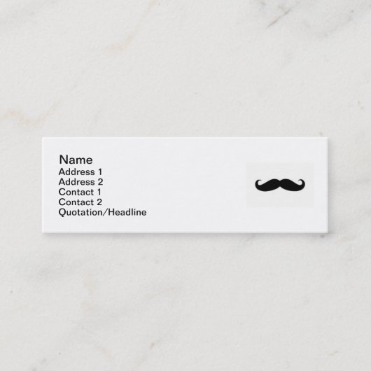 Carte idiote de guidon (Devant)