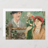 Carte Idyll à côté d'une clôture | Tadeusz Makowski (Devant / Derrière)