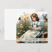 Carte Idylle de Pâques nostalgique (Devant / Derrière)