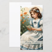 Carte Idylle de Pâques nostalgique (Devant / Derrière)
