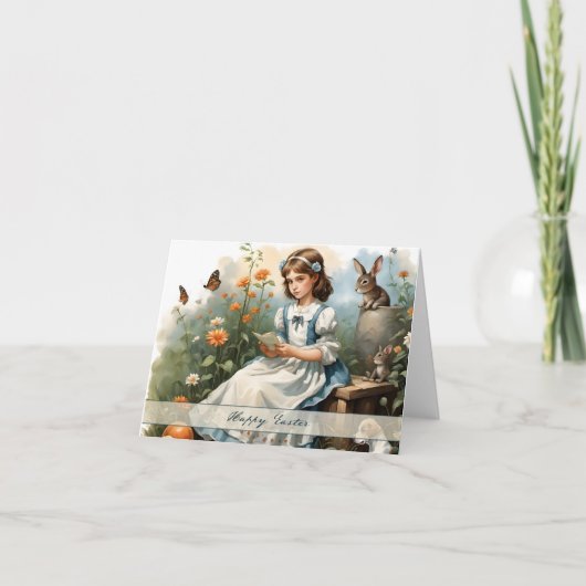 Carte Idylle de Pâques nostalgique (Devant)