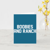 Carte Ies And Ranch Funny Quote  (Fleur jaune)