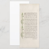 Carte IF, Poème inspiré de Rudyard Kipling - jeune homme (Devant / Derrière)