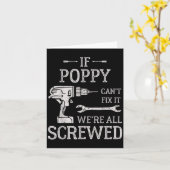 Carte If Ppy Can't Fix It We're All Screwed Father's Day (Fleur jaune)