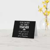 Carte If You Can Read This, Thank A Teacher (Fleur jaune)
