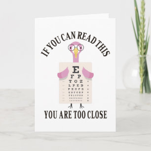 Carte If you can read this you are too close