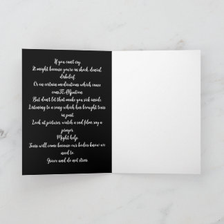 Carte If You Can't Cry