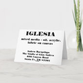 Carte Iglesia (Dos)
