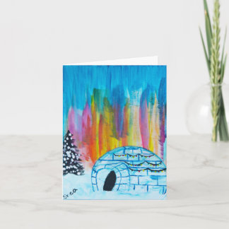 Carte Igloo festif