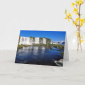 Carte Iguacu tombe (Cataratas font Iguacu) (Fleur jaune)
