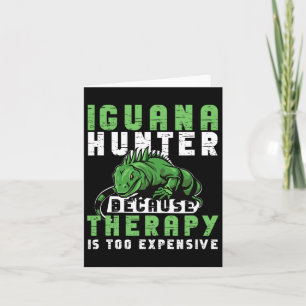 Carte Iguana Chasse Conception Pour Chasseur Iguana