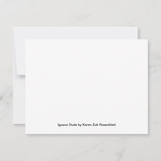 Carte Iguana Dude (Dos)