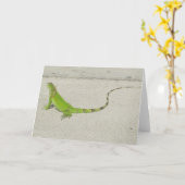 Carte Iguane sauvage (Fleur jaune)
