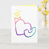 Carte IHeartU_Anniversaire (Fleur jaune)