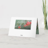 Carte Il a ressuscité les fleurs du printemps Bible Vers (Dos)