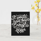 Carte Il aurait suffi Peuple élu chrétien  (Fleur jaune)