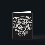 Carte Il aurait suffi Peuple élu chrétien<br><div class="desc">Il aurait suffi Peuple élu chrétien Groovy</div>