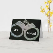 CARTE IL EST ILLÉGAL DE RESSEMBLER SI BIEN À 40 ANS (Fleur jaune)