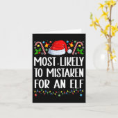 Carte Il Est Probable Qu'On Se Trompe Pour Un Elf Christ (Fleur jaune)