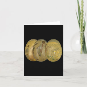 Carte Il Est Ressuscité Oeufs De Pâques Jésus Christ Fam