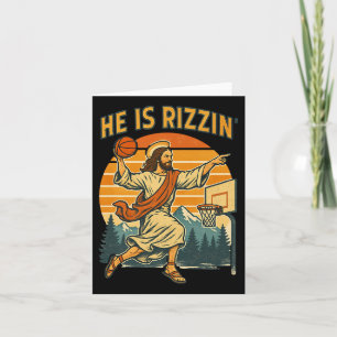 Carte Il Est Ressuscité Rizzin Pâques Foi Chrétienne Jés