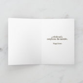 Carte Il est revenu - Pâques drôle (Intérieur)