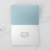 Carte Il Est Soufflé Avec Mon Âme Aquarelle Vague (Intérieur)