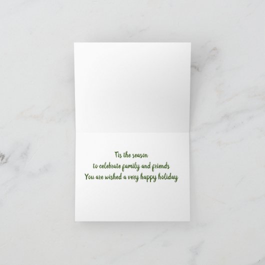 CARTE IL EST TEMPS DE CÉLÉBRER *FAMILLE ET AMIS* (Intérieur)