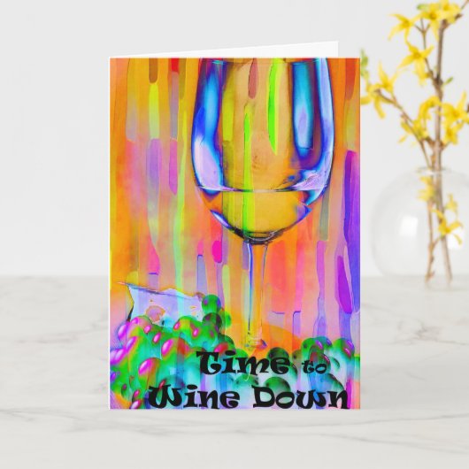 Carte Il est temps de décliner les voeux (Fleur jaune)