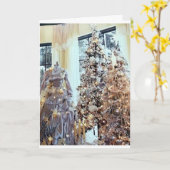 CARTE IL EST TEMPS DE DIRE "JOYEZ NOËL / HEUREUSE NOUVEL (Fleur jaune)