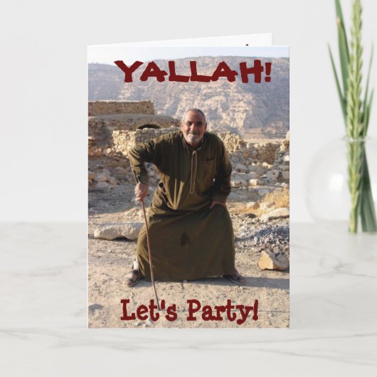 Carte Il est temps de faire la fête ! (Devant)