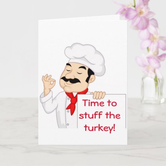 CARTE IL EST TEMPS DE "FRAPPER LA TURQUIE" ALORS VOUS-MÊ (Orchidée)