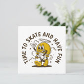 Carte Il est temps de patiner (Debout devant)