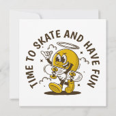 Carte Il est temps de patiner (Dos)